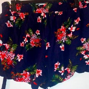 3x Forever 21 Womens Floral Shorts